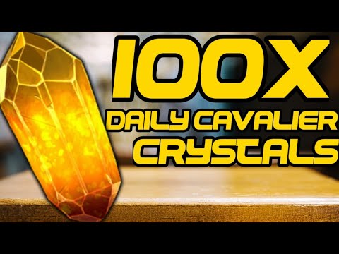 100x Daily Cavalier Crystal Opening! Hunting t2a!
