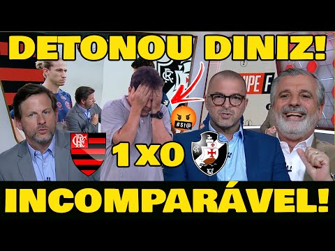 ZÉ ELIAS HUMILHOU FERNANDO DINIZ! KKK - FLAMENGO 1x0 VASCO - ESSE CARA NÃO VIU O JOGO?
