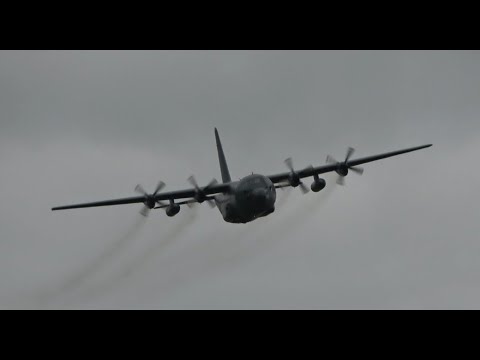 RNZAF Hercules HER4 Lockheed C 130H Final flight over Ohakea 17Nov2023