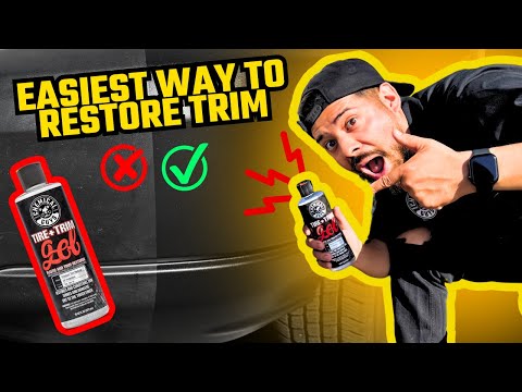 How to Restore Faded Plastic Trim & Make It Look New Again!