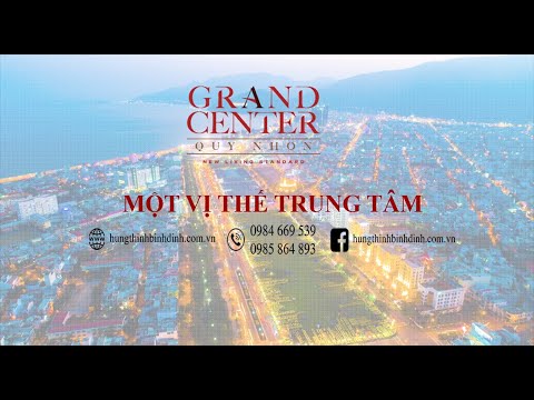 Căn hộ cao cấp Grand Center Quy Nhơn vị trí trung tâm chiết khấu 400-800 triệu