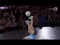 Laura (19) derde op WK freestyle voetbal in Miami