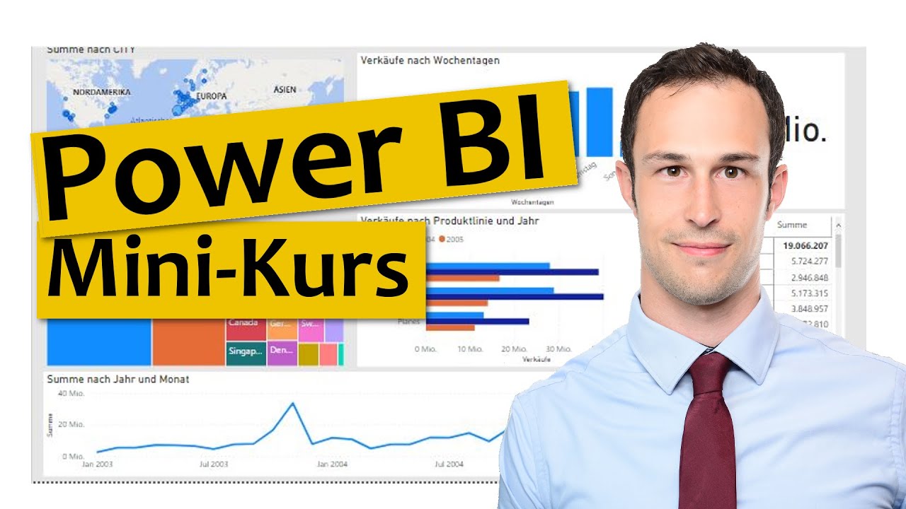 Power BI Tutorial für Anfänger in 25 Minuten! (Deutsch / German)