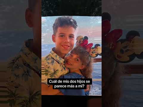 Quién se parece mas a papá? Lorenzo o Daniela 🤔
