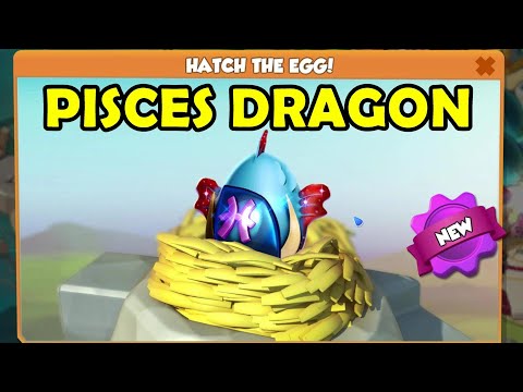 PISCES DRAGON HATCHING! 12 MONTH Collection Event COMPLETE?! - DML #1327