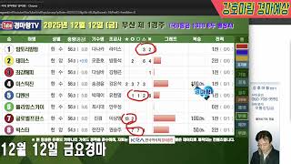2025 년 12 월 12 일 금요경마예상