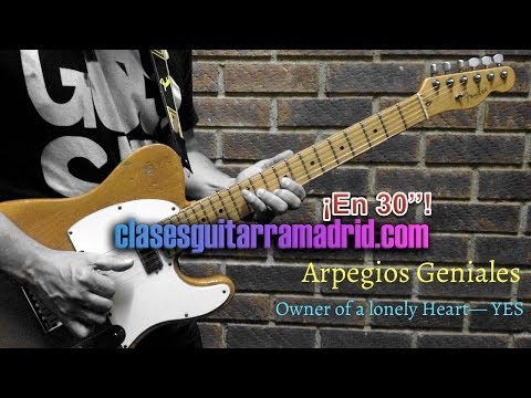 Arpegios Geniales: Owner of a Lonely Heart YES | Guitarra en 30'' 11º