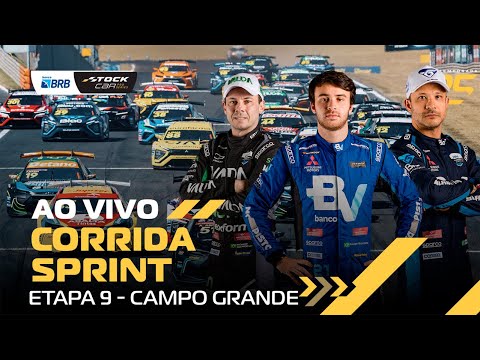 STOCK CAR BRB 2025 AO VIVO | 9ª ETAPA - CORRIDA SPRINT | CAMPO GRANDE, MS