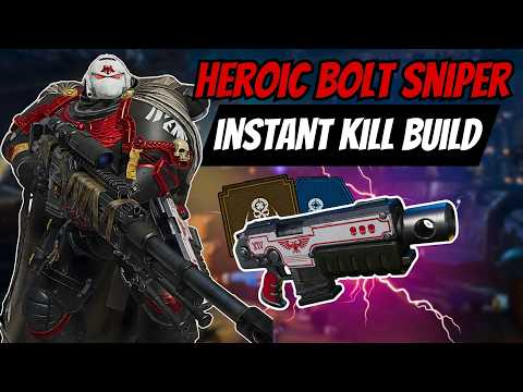 HEROIC Bolt Sniper TRIPLE ONE SHOT Sniper Build Outputs Ridiculous Damage in Space Marine 2