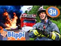 Blippi Learns How To Be A Firefighter Blippi And Meekah Best Friend Adventures Educational Video