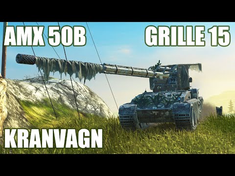 Grille 15, AMX 50B & Kranvagn ● WoT Blitz