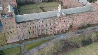 DJI Spark flight over Priest training college in Up Holland Lancashire