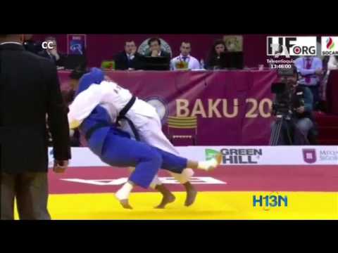 Yuri Alvear se quedó con el grand slam de Judo en Azerbaiyán