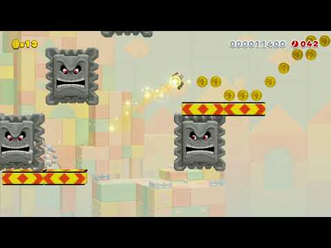 [3D World] Dash Speedrun (50Sec) by ScarletDes 🍄 Super Mario Maker 2 #ama