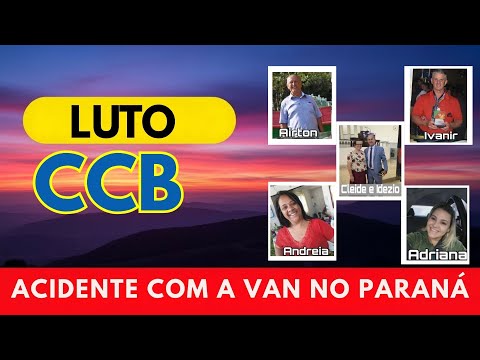 NOTA DE FALECIMENTO CCB: IRMÃOS DE CAMPO LARGO