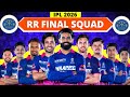 IPL 2026 Rajasthan Royals Full Final Squad RR Team 2026 Players List RR 2026 Squad