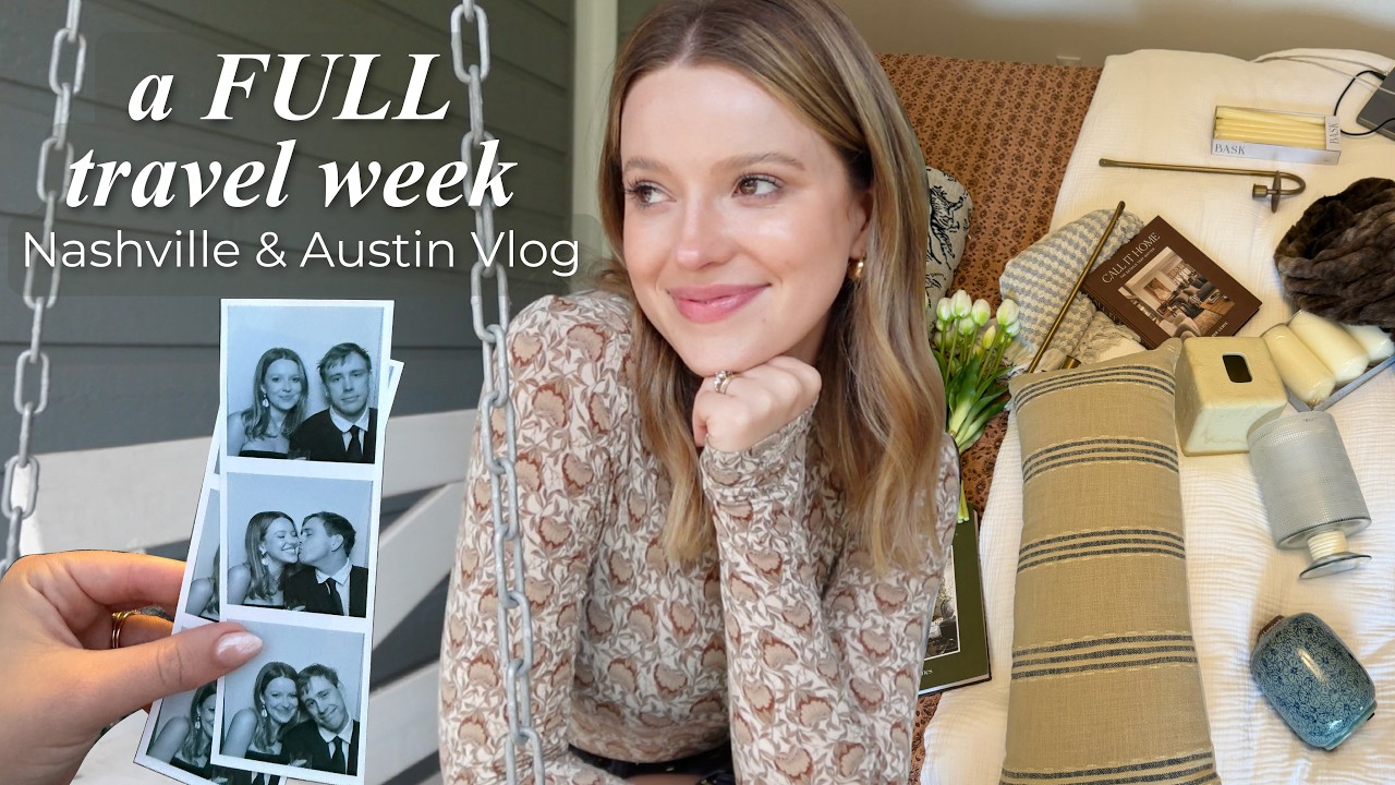WEEK VLOG: come to Austin and Nashville with me (bachelorette, wedding, family time and MORE!)