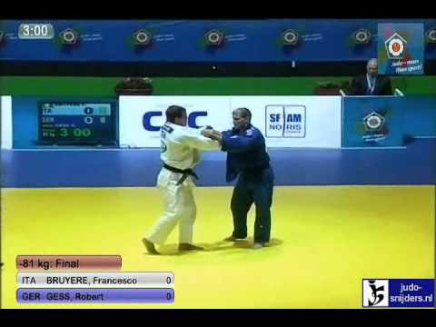 Francesco Bruyere (ITA) - Robert Gess (GER) [-81kg] final