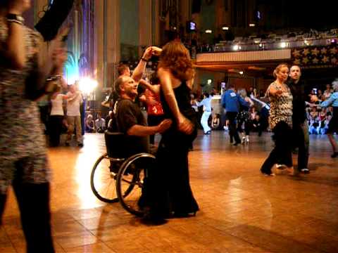 Ceroc Champs 2009  Wheelchair dancer in Lucky Dip Category