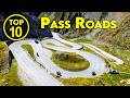 Top 10 Most Epic PASS ROADS In SWITZERLAND Alps