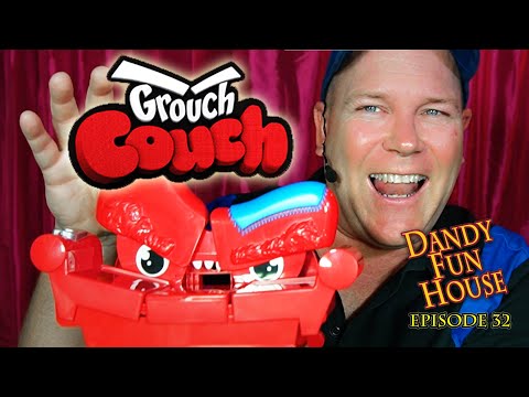GROUCH COUCH GAME! Unbox, Setup and Review - Dandy Fun House episode 32