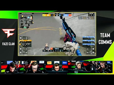FaZe Clan team voice comms on match against NaVi | ESL Pro League 15 | CSGO