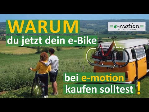 Warum du jetzt dein e-Bike bei e-motion kaufen solltest!
