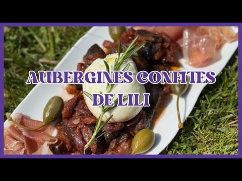 Aubergines confites de Lili - La cuisine des copines