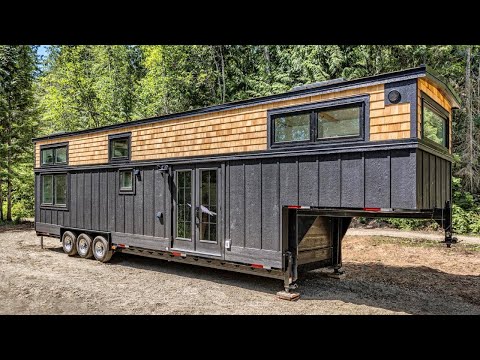Absolutely Gorgeous 42 ft Custom Gooseneck Tiny House by Summit Tiny Homes