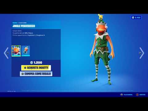 Fortnite 10 parte natale torna invernella jingle pescesecco e ganci festivi nello shop