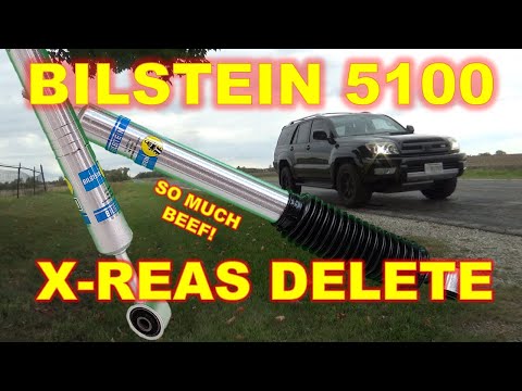 Bilstein 5100 Shock Installation on a 4th Gen 4Runner - XREAS Delete/Removal - FULL Installation!!