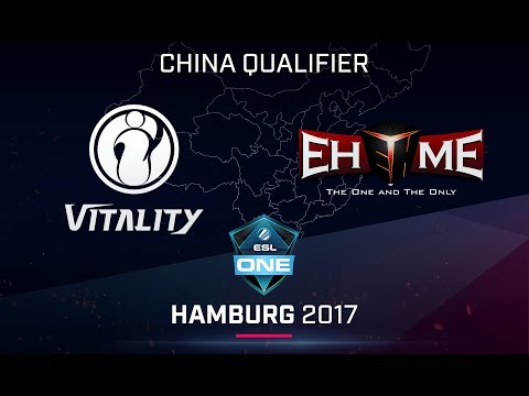 Dota 2 - iG Vitality vs. EHOME [Game 1] - Quarterfinal - China Qualifier - ESL One Hamburg 2017