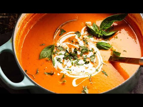 Smoky roasted tomato soup (just 240 calories!)