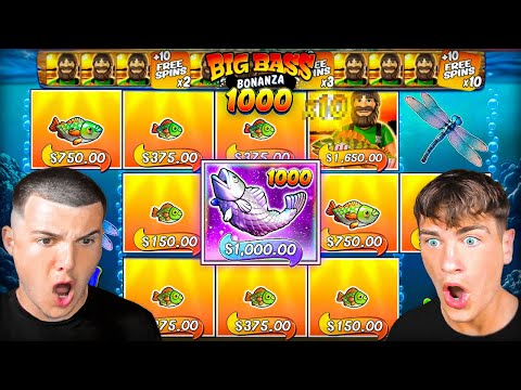 WE HIT THE 1000X FISH ON BIG BASS 1000!