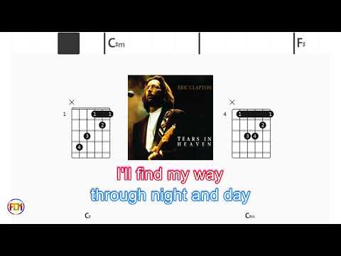 ERIC CLAPTON - Tears in heaven | Scrolling Guitar Chords & Lyrics