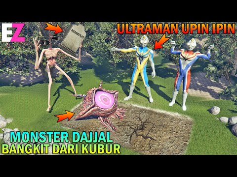 MONSTER DAJJAL RISE FROM THE GRAVE, ULTRAMAN UPIN IPIN IS AFRAID - GTA 5 SULTAN BOCIL