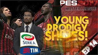 [TTB] PES 2017 - AC Milan Master League Ep 14 - A Young Prodigy Shines! - Coppa Italia 2nd Leg