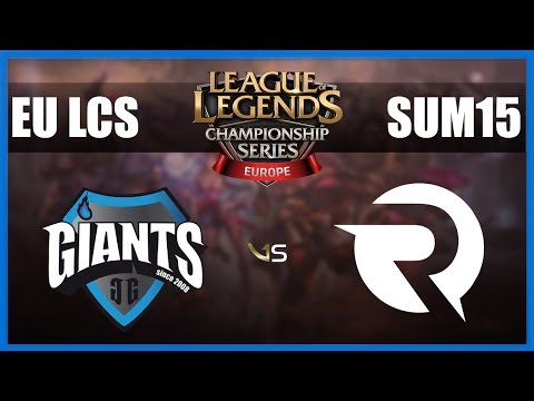 [Highlight] Giants Gaming vs Origen | EU LCS 2015 Summer W1D1