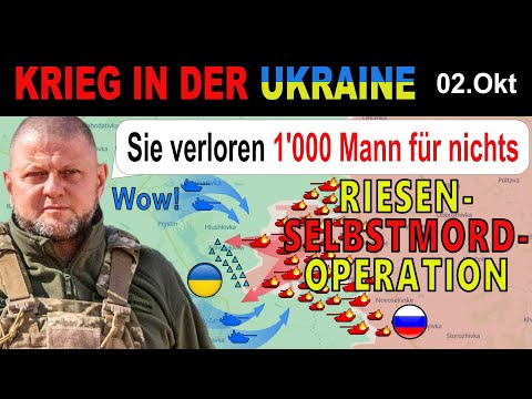 02.OKTOBER: WAHNSINNSANGRIFF - Russen verlieren 55 PANZER und 1'000 MANN IN 20 MINUTEN