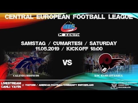 CEFL / Calanda Broncos vs Istanbul Koç Rams