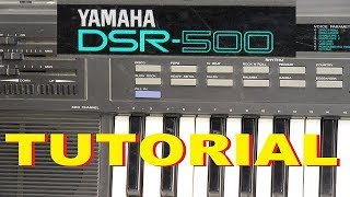 Video thumbnail for Yamaha DSR500 arpeggios, midi and detailed editing by Gearfacts