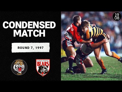 Balmain Tigers vs. North Sydney Bears | Round 7, 1997 | Condensed Match | NRL
