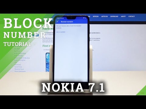 How to Block Number on NOKIA 7.1 - Blacklist Tutorial