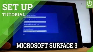 MICROSOFT Surface 3 Set Up / Beginners Guide / Activation