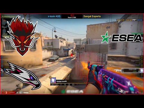 IMORR'DAN MUAZZAM ACE/CLUTCH! - SANGAL vs X-KOM AGO | ESEA Premier Season 37