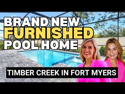 Brand New FURNISHED Pool Home! 3 Bed + Den | 3 Baths | Timber Creek Community | Fort Myers