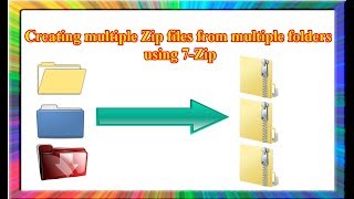 how to create multiple compressed folders using 7zip and bat file in windows 7