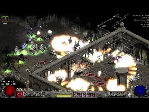 Project Diablo 2 Season 12 - Combustion Sorc Gameplay - 3x T1 Maps in 10mins day32