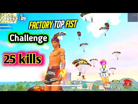 Factory Top Fist Fight Challenge Goes Wrong - Garena Free Fire😎😎
