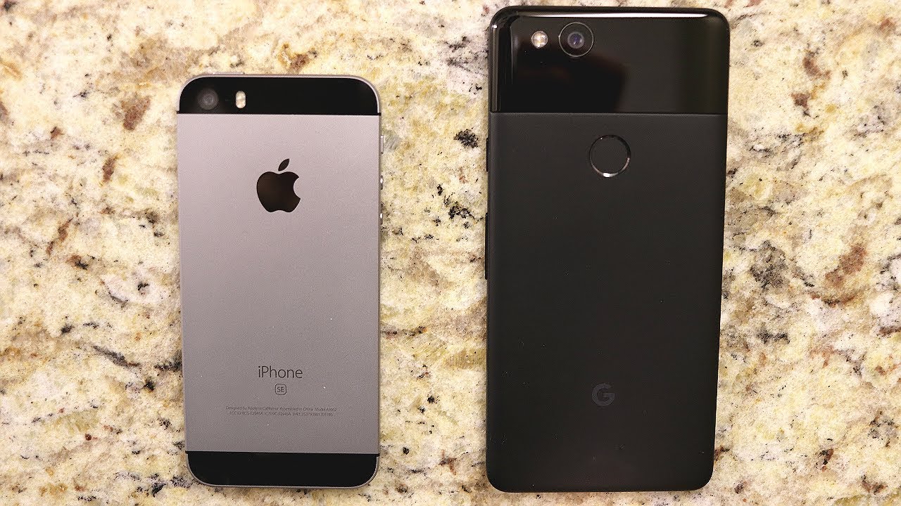 iPhone SE vs Pixel 2 Speed Test!